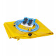 The Leak Diverter Tarp  and Fittings - 100cm x 100cm YELLOW